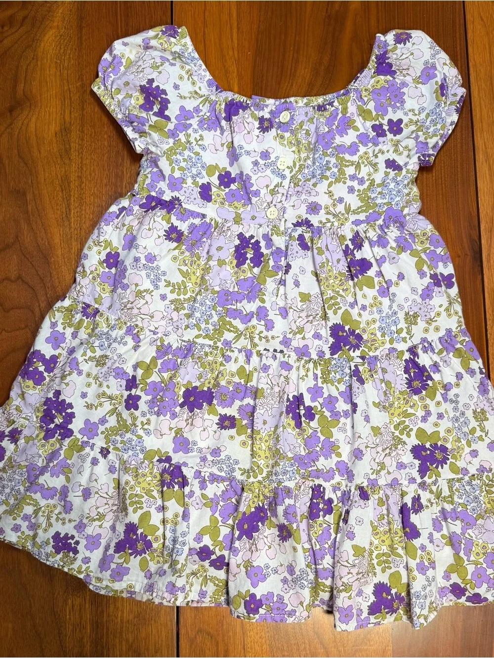 Gymboree floral purple dress size 5